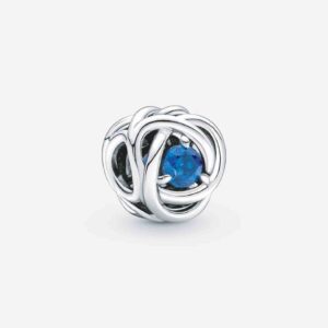 Pandöra September Blue Eternity Circle Charm 790065C07