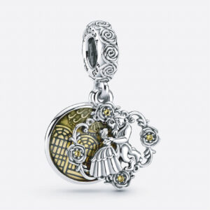 Pandöra Disney Beauty and the Beast Dancing Dangle Charm 799014C01