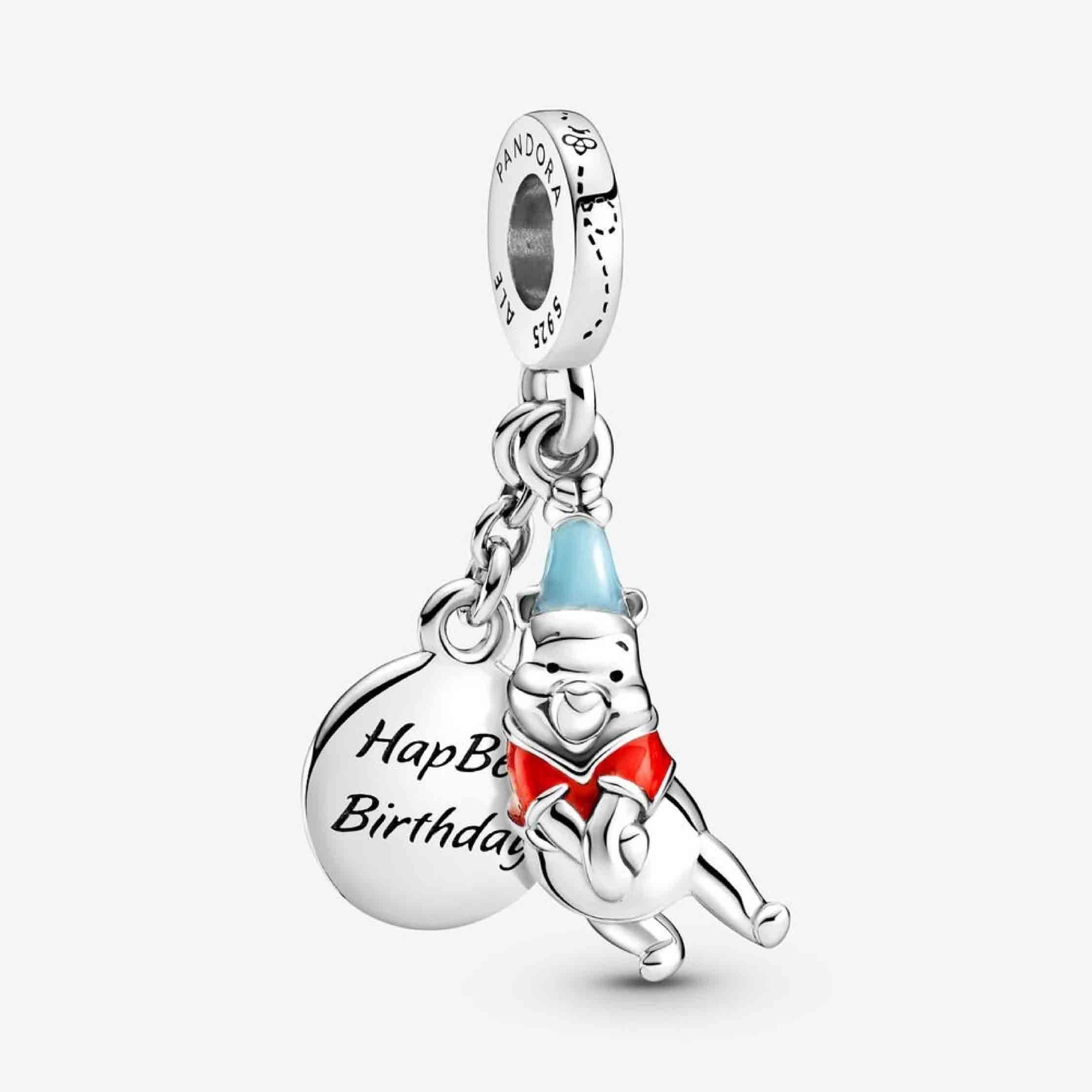 Pandöra Disney Winnie the Pooh Birthday Dangle Charm 799385C01